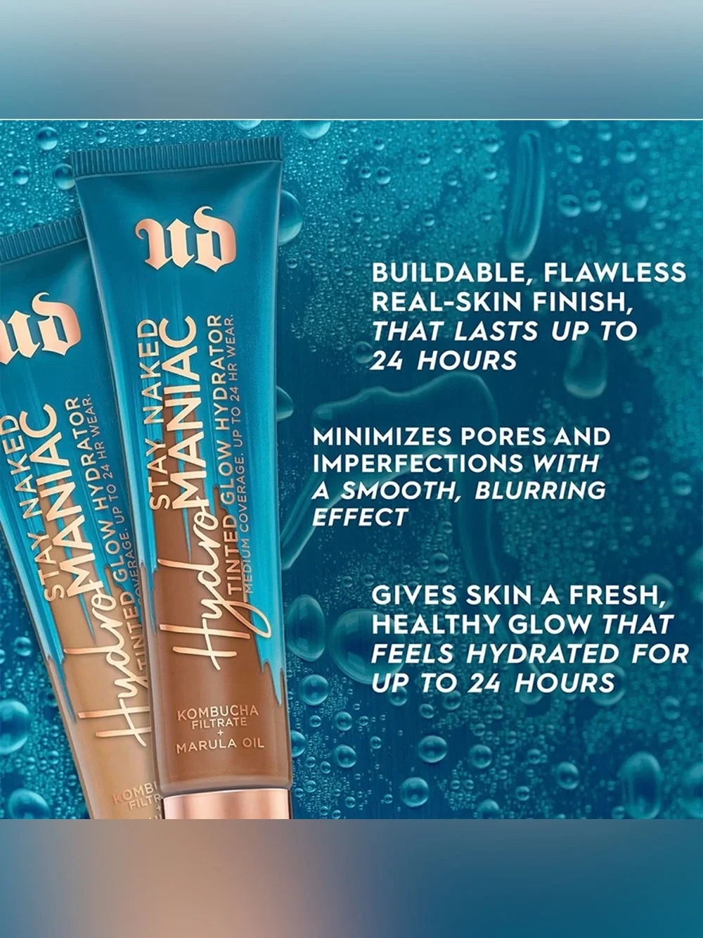 Hydromaniac Glowy Tinted Hydrator Foundation 60 Medium Dark